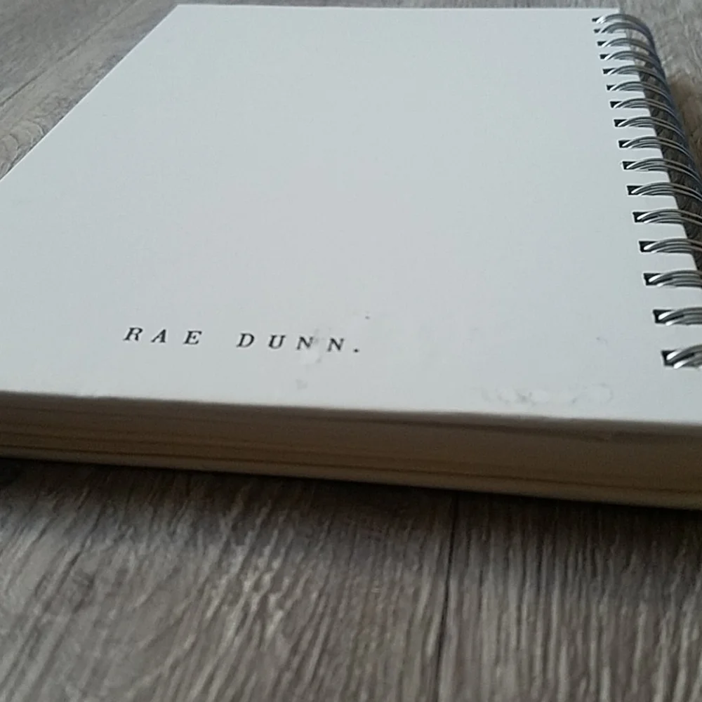 Rae Dunn Spiral Notebook Journal